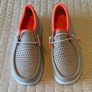 Reef Gray and Red Women's Sneakers